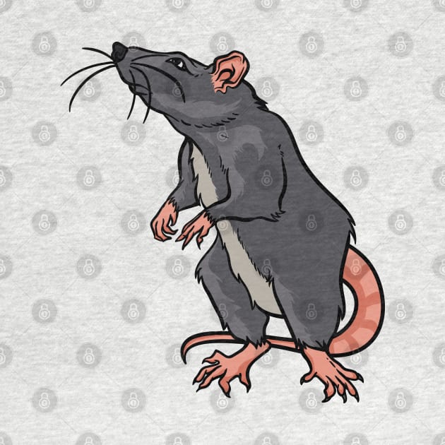 Rat by Sticker Steve